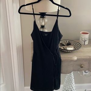 Vici Little Black Wrap Dress Size small.